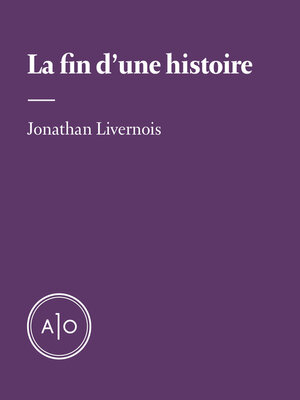 cover image of La fin d'une histoire